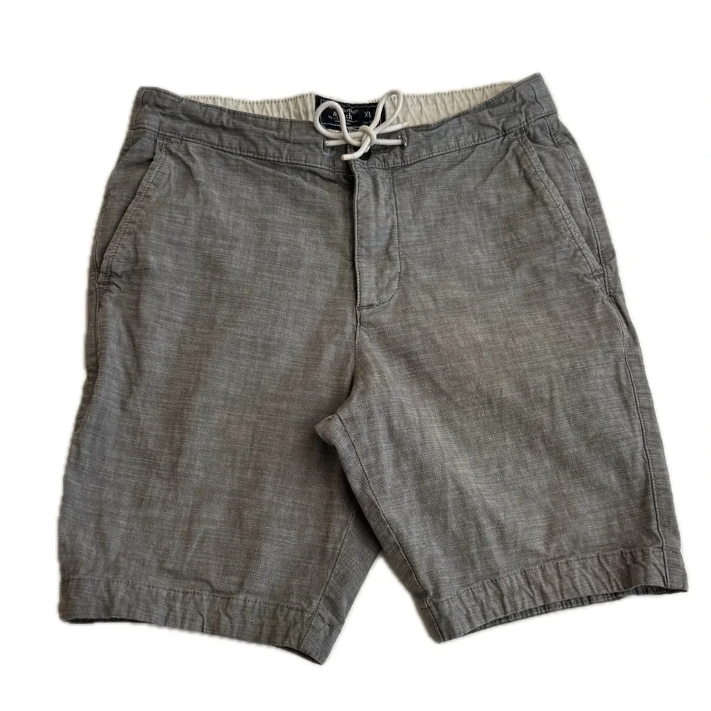 Abercrombie & Fitch Shorts Mens XS‎ Gray Casual Summer Beach Preppy